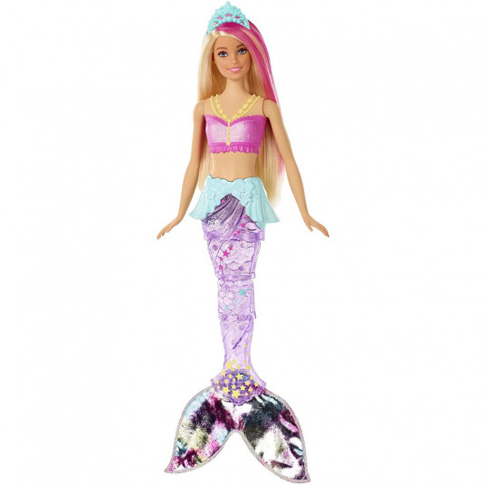 Barbie by Mattel, Barbie, Doll, Dreamtopia Spakle Lights Sirena, For Girls