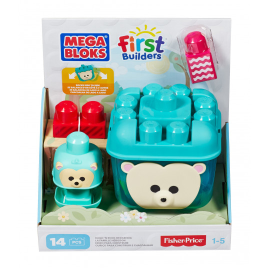 Mega Bloks, First Builders, Bouw & Wiebel Egel, Construction Set, Unisex, 1 - 5 years