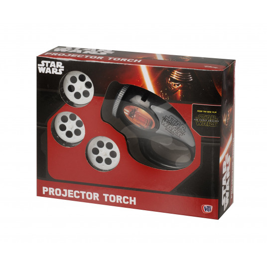 Star Wars, Star Wars, Projector Torch, Black, For Boys, 3+ years