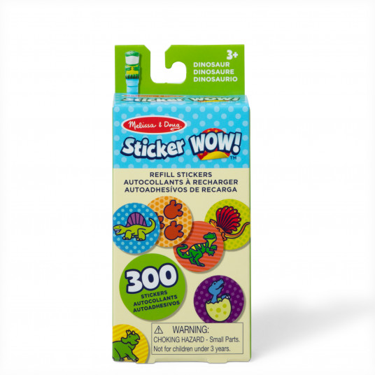MELISSA & DOUG „Sticker WOW!“ lipdukai „Dinozauras“