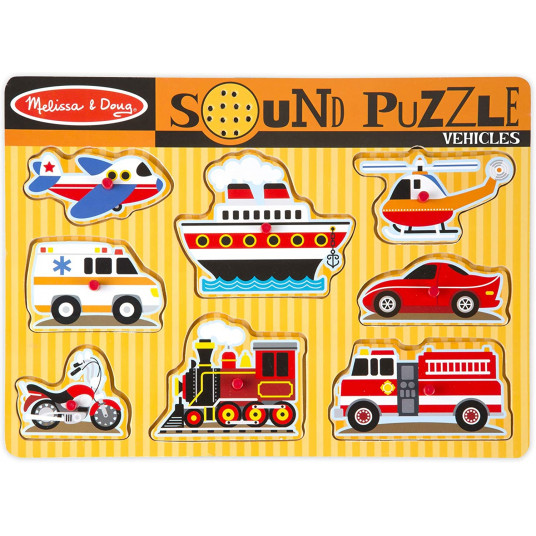 MELISSA & DOUG Dėlionė "Transportas"