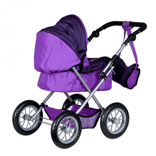 Lėlės vaikų vežimėlis BAYER Design 13112AA Trendy gilus Violetinė