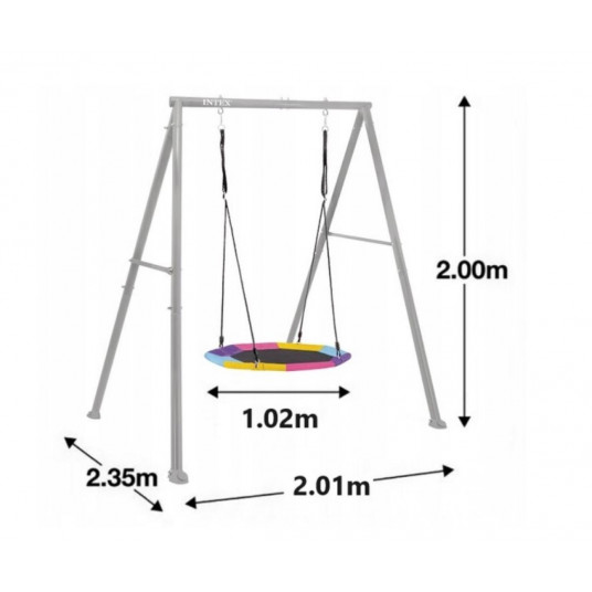 Sūpynės Stork nest Ø 102 cm, Intex 44112