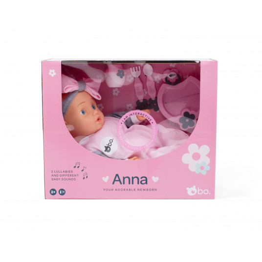 bo. Interaktyvi lėlytė-naujagimis Anna, 42 cm