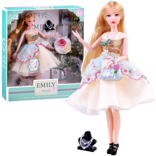 Emily Doll kokteiline suknele + rankinė ZA3942