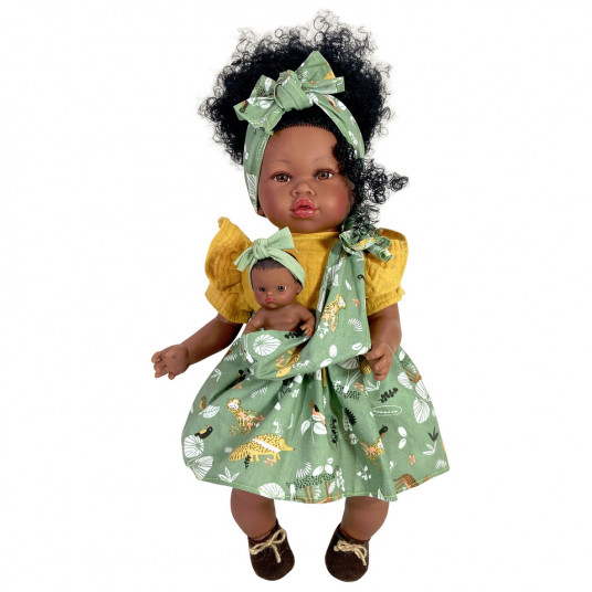 Lėlė Maria con bebe - 45 cm
