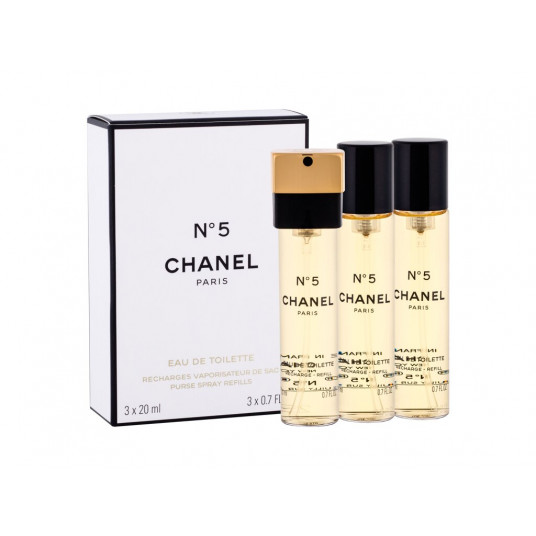  Chanel No.5 Refill EDT, 3x20ml 