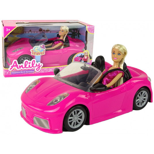 Lėlė Anlily su automobiliu
