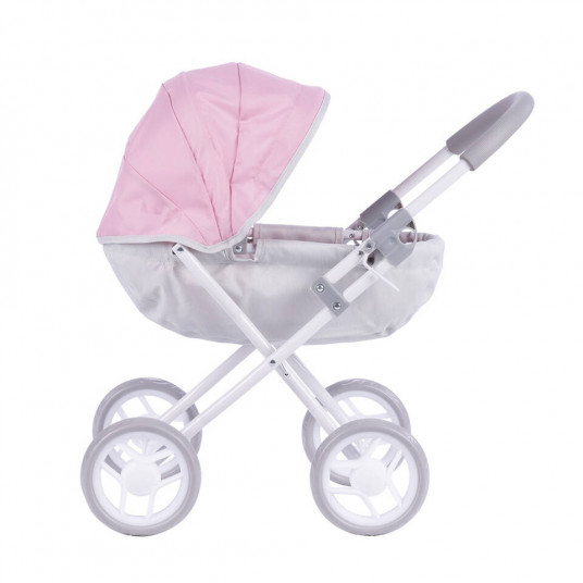 Vežimėlis lėlėms - 9325 - SUSIE - SWEET PINK and GREY
