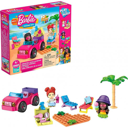 Blocks - 46116 - MEGA - BARBIE - BEACH ADVENTURE - 70 pcs