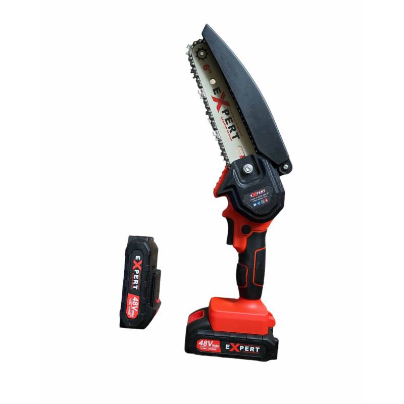 Akumuliatorinis mini pjūklas Expert 6" 48V, su dviem akumuliatorias