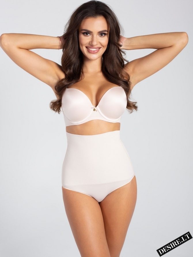 Formuojančios kelnaitės BIKINI HIGH WAIST, nude