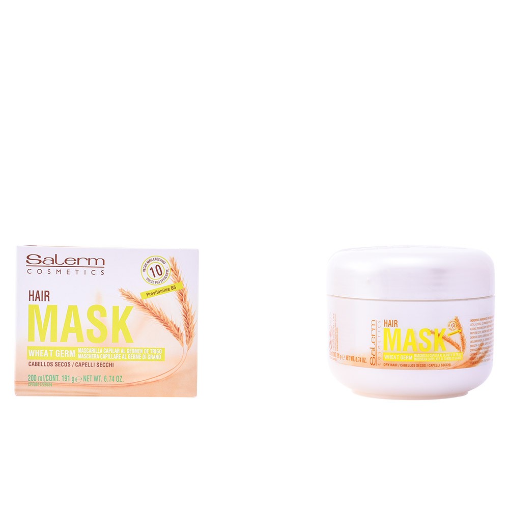 "Salerm Cosmetics" kviečių gemalų kaukė plaukams 200ml