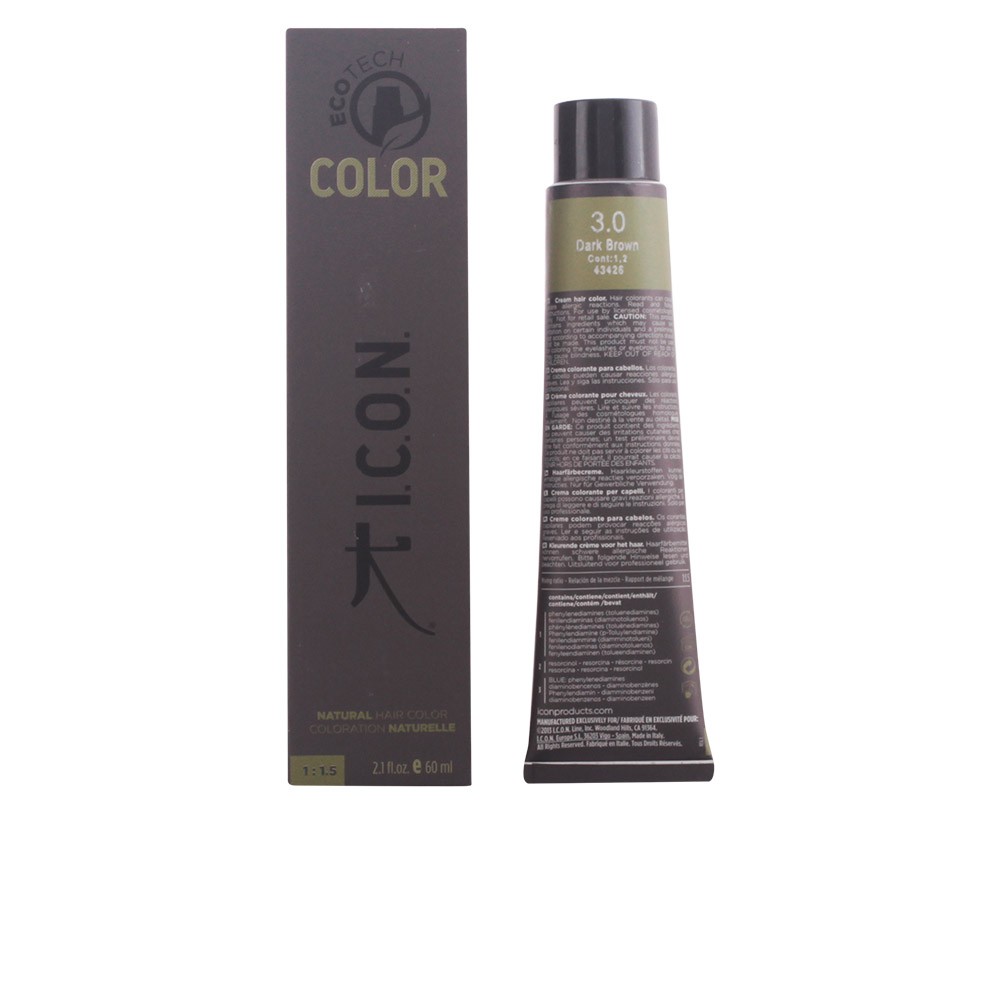 Icon Ecotech Colour Natūralūs plaukų dažai 7.24 Almond 60ml