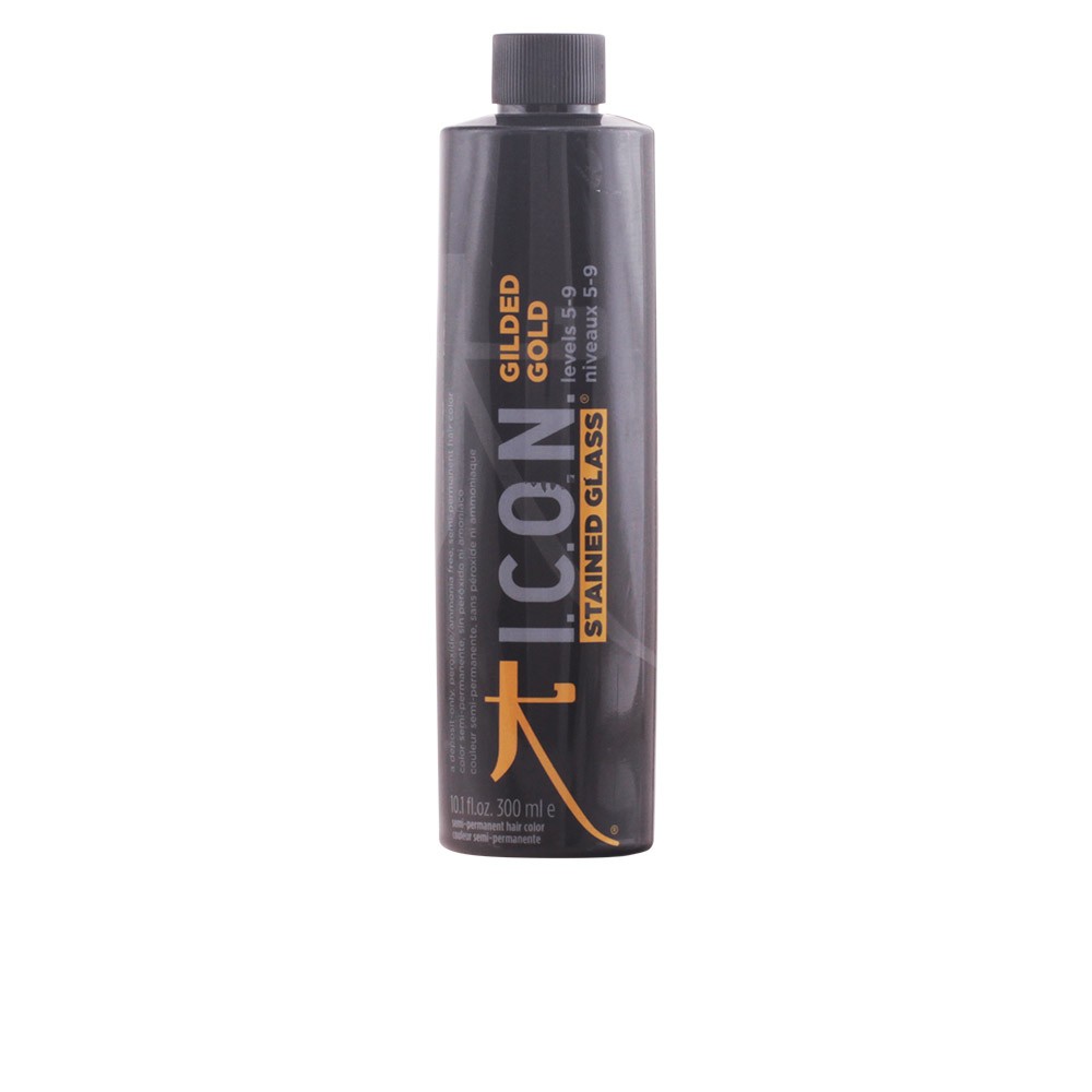 "Icon Vitražas" pusiau ilgalaikiai plaukų dažai "Gilded Gold" 300 ml