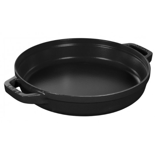2 ketaus indų rinkinys su dangčiu STAUB 40508-383-0 - juodas 24 cm