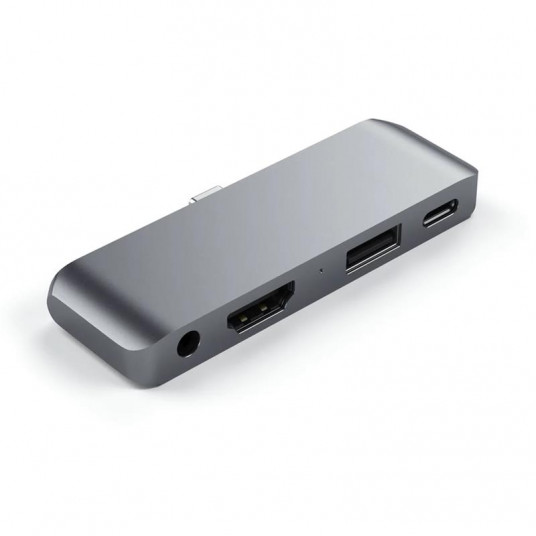 USB Jagaja Satechi USB-C Mobile Pro, pilkos spalvos