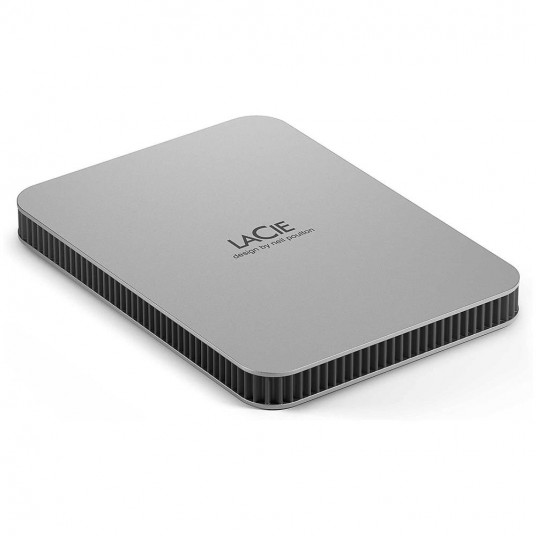 Išorinis HDD | LACIE | Mobilusis diskas | 1 TB | USB-C | Sidabrinė spalva | STLP1000400