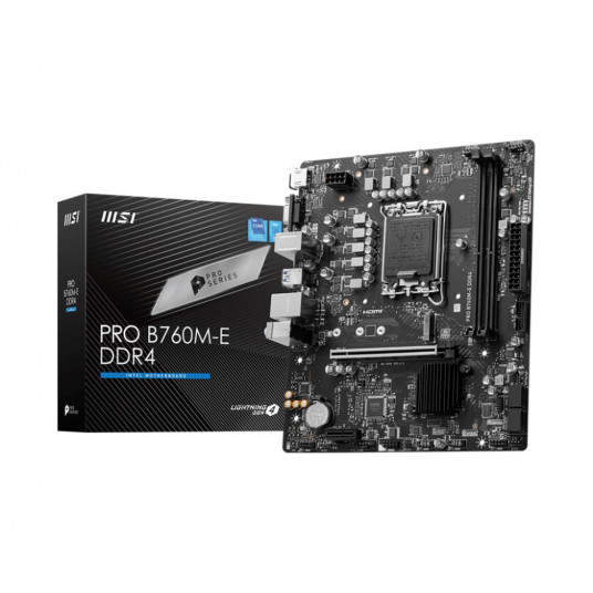 MB B760 S1700 MATX / PRO B760M-E DDR4 MSI