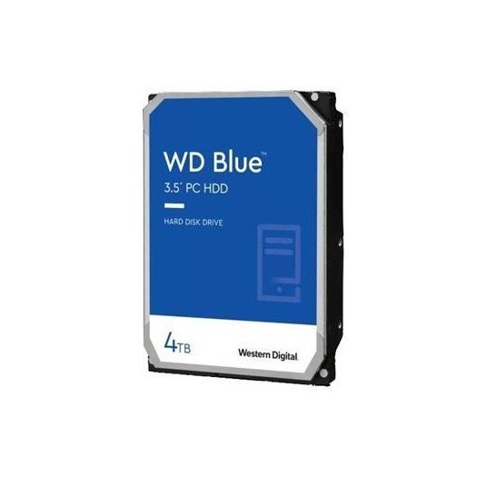 HDD|Vakarų skaitmeninis|Mėlynas|4TB|SATA|256 MB|5400 aps./min.|3,5"|WD40EZAX