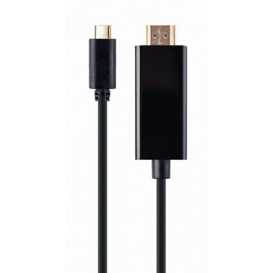 Gembird A-CM-HDMIM-02 USB-C prie HDMI kištuko adapteris, 4K 60Hz, 2m, juodas