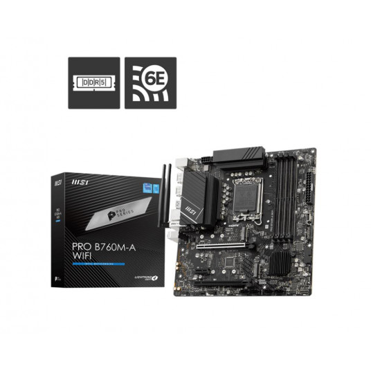 MB B760 S1700 MATX / PRO B760M-A WIFI MSI