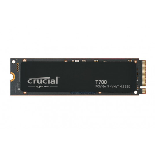 SSD|CRUCIAL|T700|2TB|M.2|PCIE|NVMe|TLC|Rašymo greitis 11800 MB/sek|Nuskaitymo greitis 12400 MB/sek|TBW 1200 TB|CT2000T700SSD3