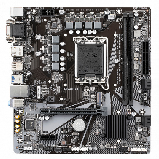 Gigabyte H610M S2H Procesorių šeima Intel, Procesoriaus lizdas LGA1700, DDR5 DIMM, Atminties lizdai 2, Palaikomos standžiojo disko sąsajos SATA, M.2, SATA jungčių skaičius 4, lustų rinkinys Intel H610 Express, Micro ATX