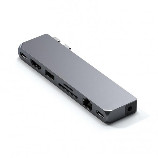USB Hub Satechi USB-C Pro Hub Max Space Pilka