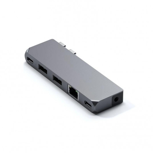 USB Hub Satechi USB-C Pro Hub Mini Space Pilka