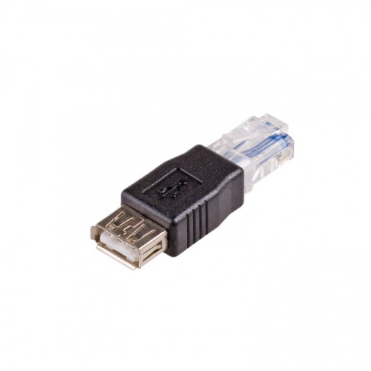 Akyga AK-AD-27 cable gender changer RJ45 USB 2.0 type A Juoda