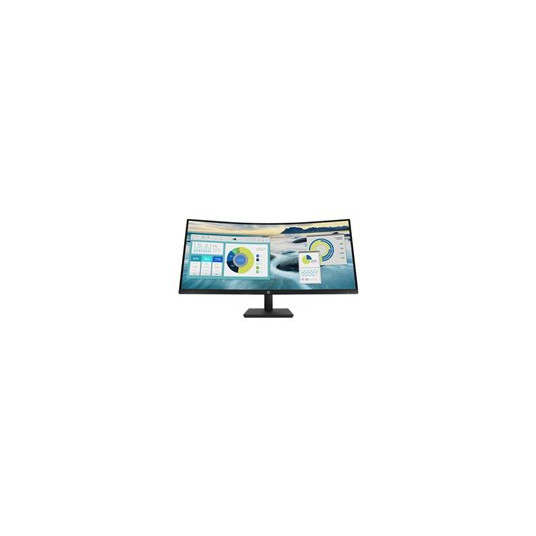 86,36 cm/34 colių (3440 x 1440) HP P34hc G4 Curved 21:9 5ms 60Hz HDMI DisplayPort USB-C VESA garsiakalbis WQHD juodas