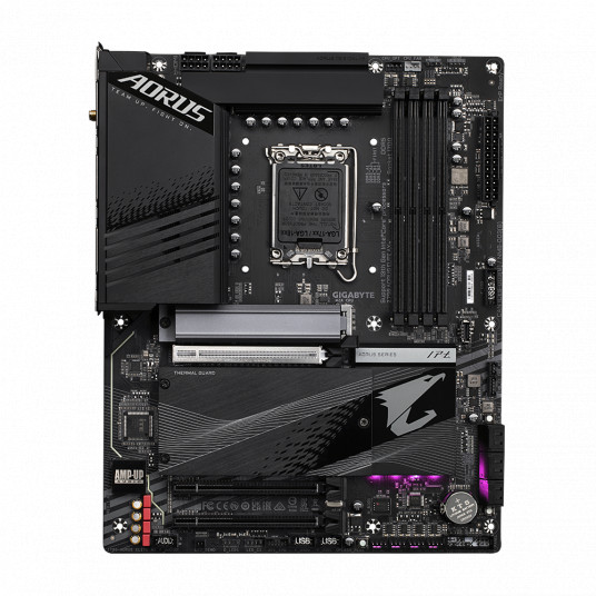 Gigabyte Z790 AORUS ELITE AX-W 1.1 M/B Procesorių šeima Intel, Procesoriaus lizdas LGA1700, DDR5 DIMM, Atminties lizdai 4, Palaikomos standžiojo disko sąsajos SATA, M.2, SATA jungčių skaičius 6, Mikroschemų rinkinys Intel Z790 Express, ATX
