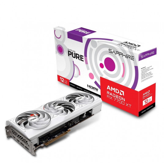 Vaizdo plokštė|SAPPHIRE|AMD Radeon RX 7700 XT|12 GB|GDDR6|192 bitų|PCIE 4.0 16x|2xHDMI|2xDisplayPort|11335-03-20G