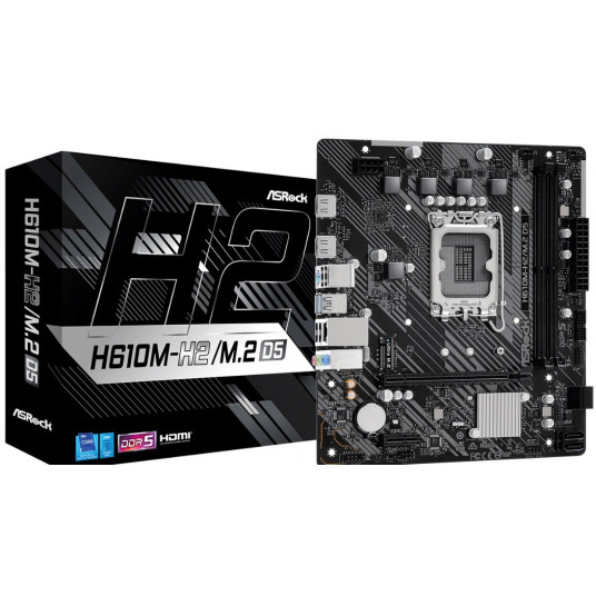 ASRock H610M-H2/M.2 D5 pagrindinė plokštė
