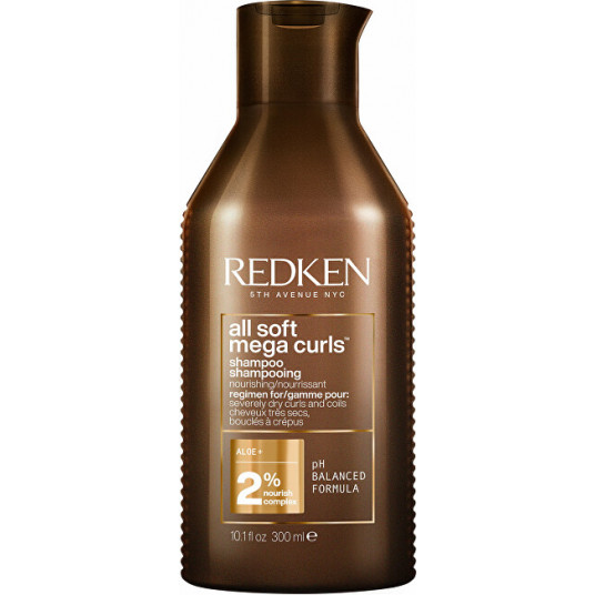 Redken - Šampūnas sausiems garbanotiems ir banguotiems plaukams All Soft Mega Curl s (šampūnas) - 300 ml