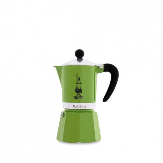 Bialetti Rainbow Mokos gaminimo indas Juoda, Žalia