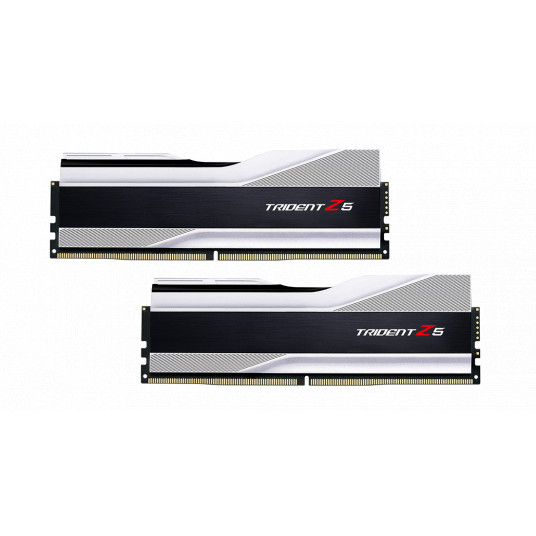 G.Skill Trident Z5 32 GB, DDR5, 6000 MHz, kompiuteris / serveris, registracijos numeris, ECC Nr., sidabrinis, 2x16 GB