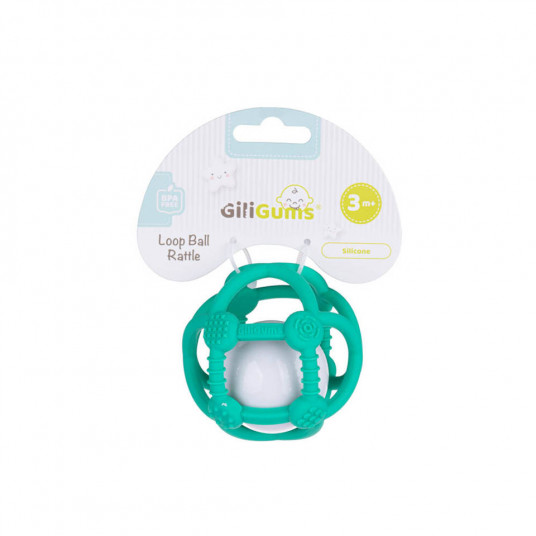 GG 50143 PIŁKA GRZECHOTKA ZIELONA