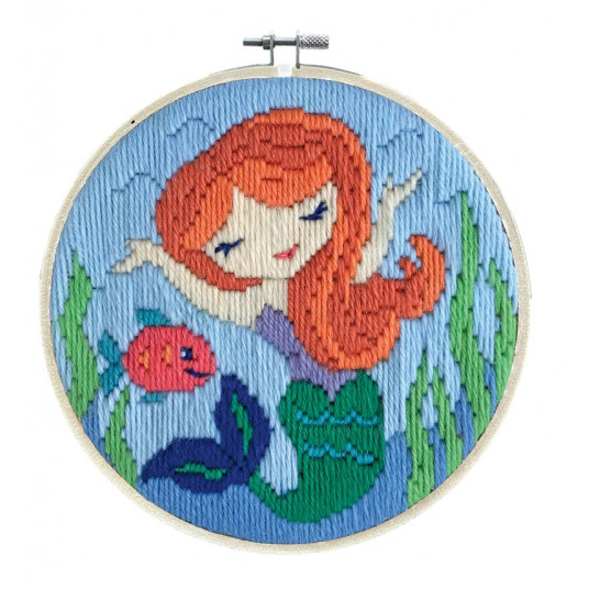 Siuvinėjimo rinkinys MERMAID SONG 15,20x15,20