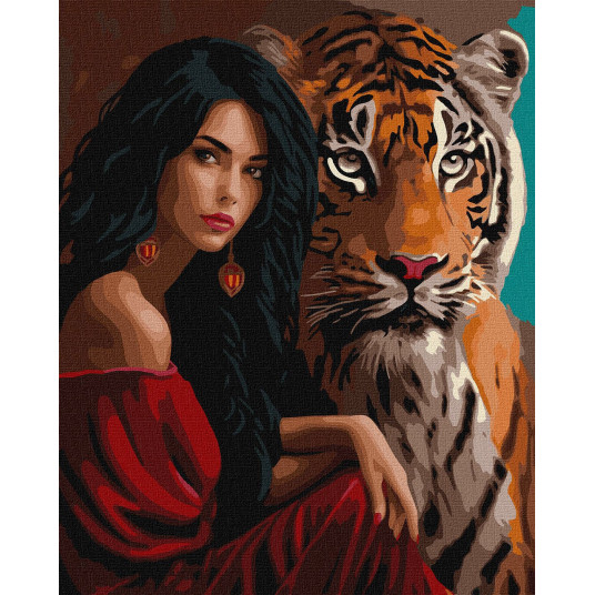 Tapyba pagal skaičius: GROŽIO GALIA art_selena_ua 40x50 dėžutėje