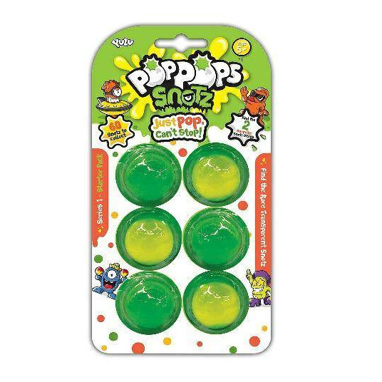 71123 POP POPS SNOTZ 6 PACK