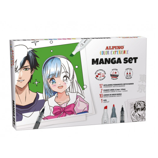 Rinkinys ALPINO color experience MANGA