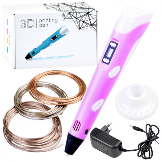 3D rašiklis stebuklingas rašiklis 3D + papildymai ZA3932