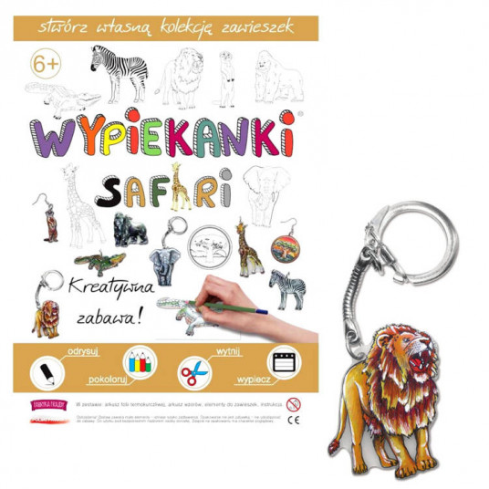 Safari Kepiniai, kūrybinės pramogos. Susitraukianti folija ZA4203