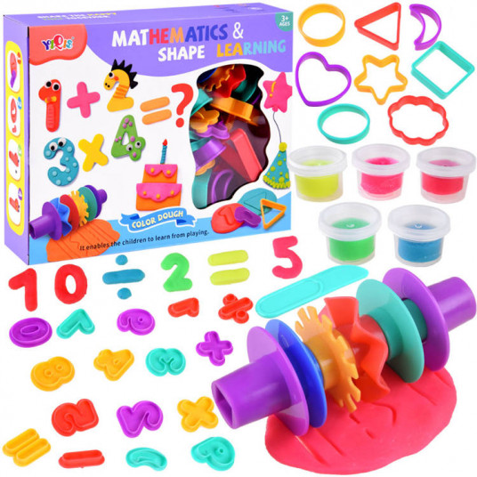 Plastikinė masė + formų numerių formos ZA4292