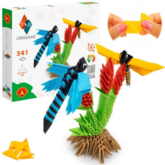 Aleksandro kūrybinis rinkinys Origami 3D Dragonflies2350