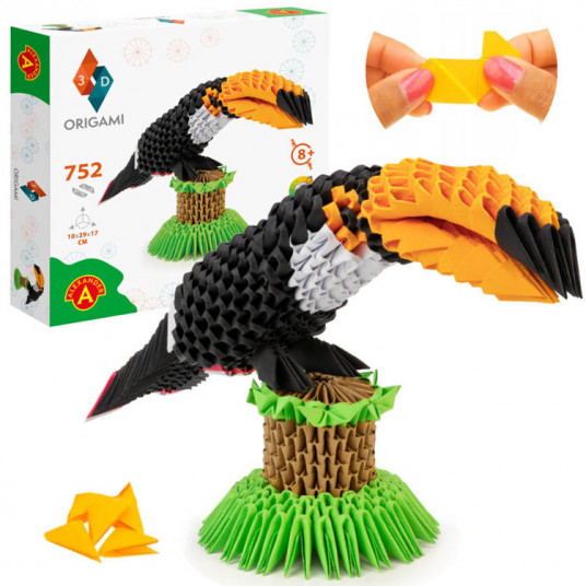 Alexander 3D origami kūrybinis rinkinys, Tukanas