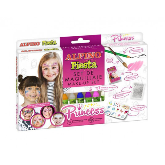 Grimo rinkinys ALPINO Fiesta PRINCESS 6 sp x 5g