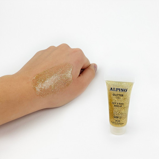 Gelis grimui 14ml ALPINO Glitter gold